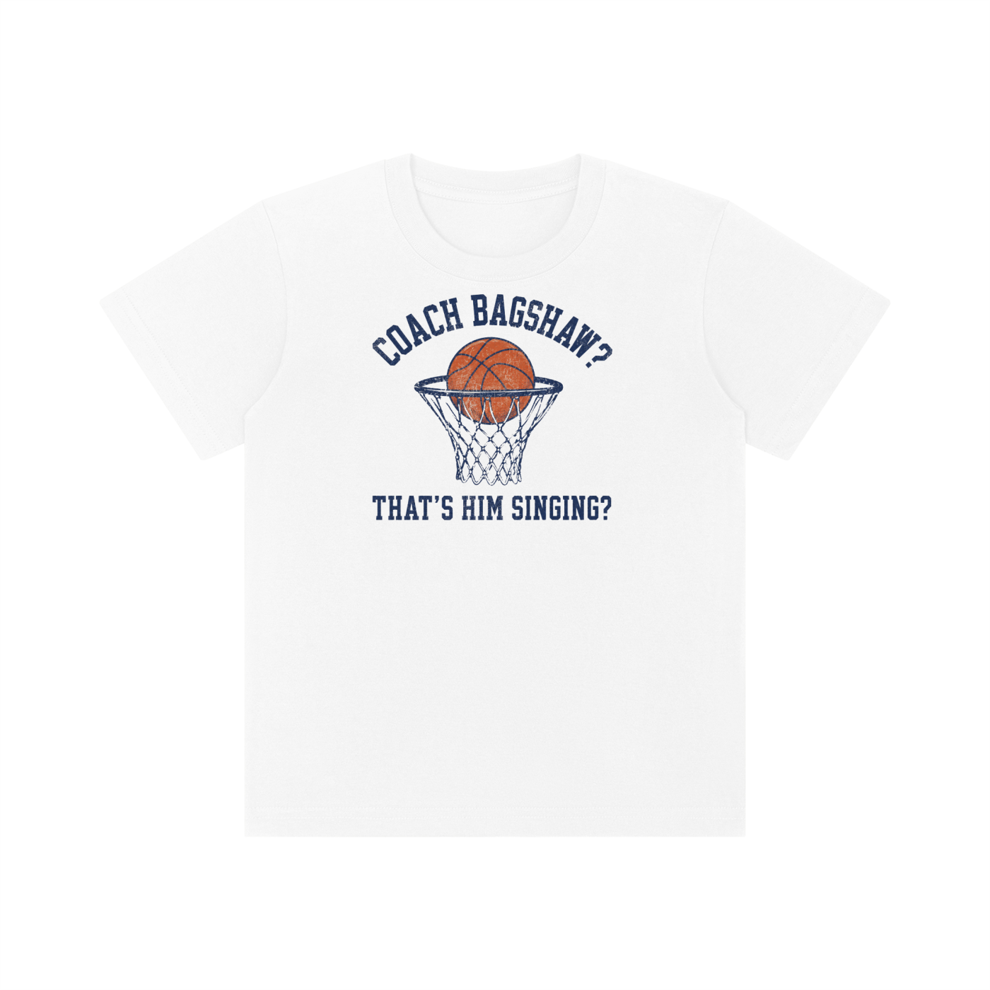 "Coach Bagshaw?" Kid's Crewneck Short Sleeve T-Shirt