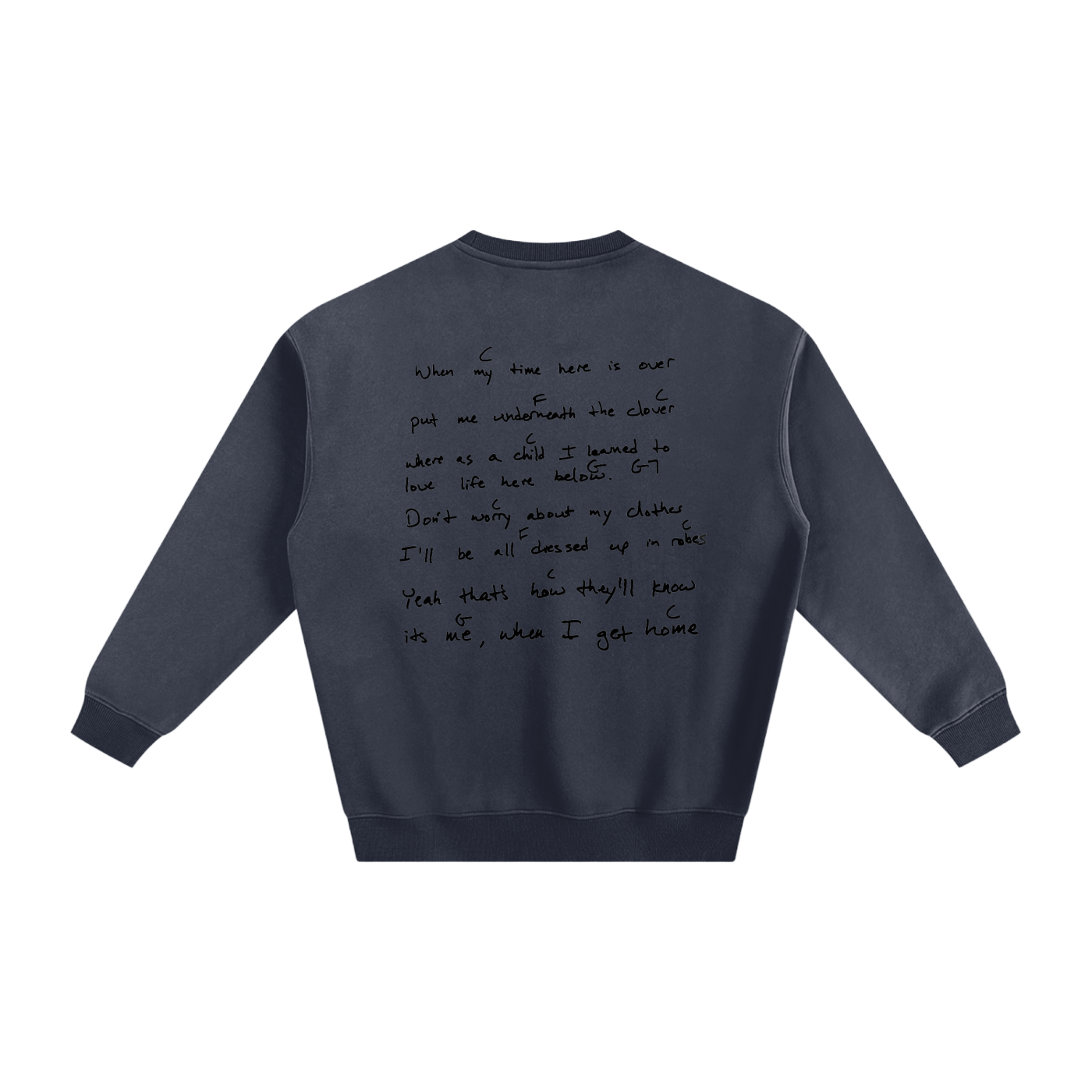 "For When I'm Gone" Fleeced Sweatshirt