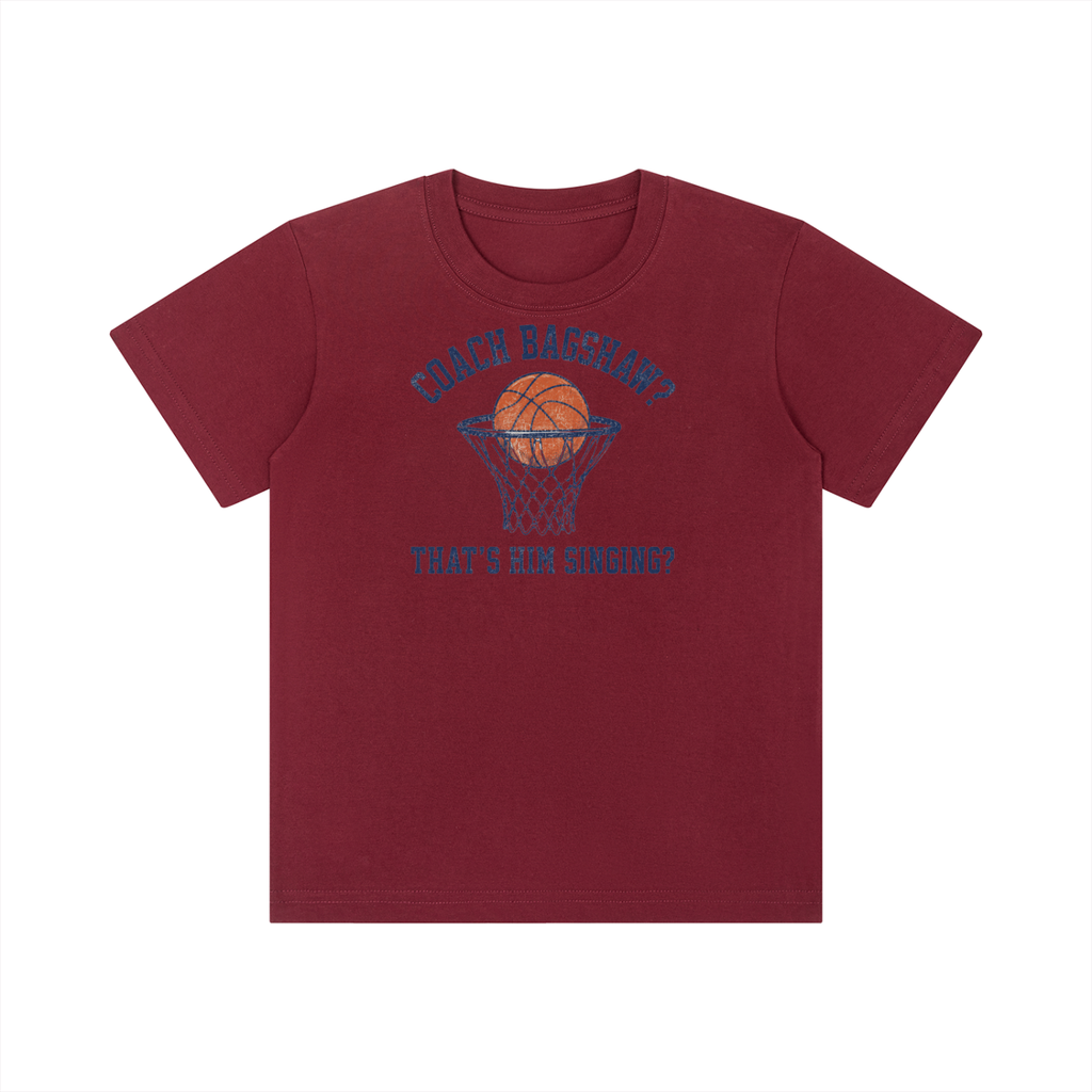 "Coach Bagshaw?" Kid's Crewneck Short Sleeve T-Shirt